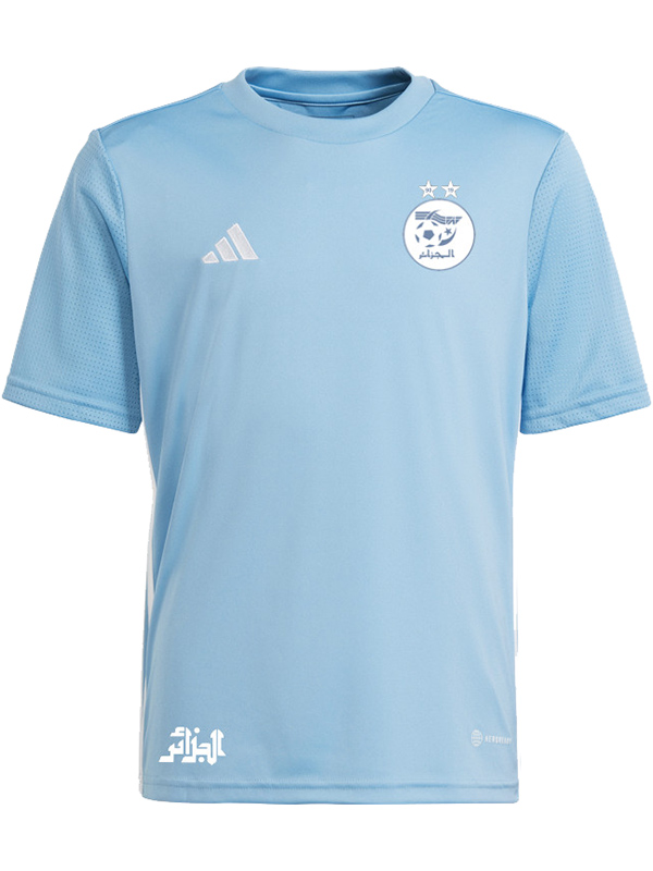 Algeria versione giocatore maglia da calcio uniforme da calcio azzurra kit da calcio da uomo top camicia sportiva 2023